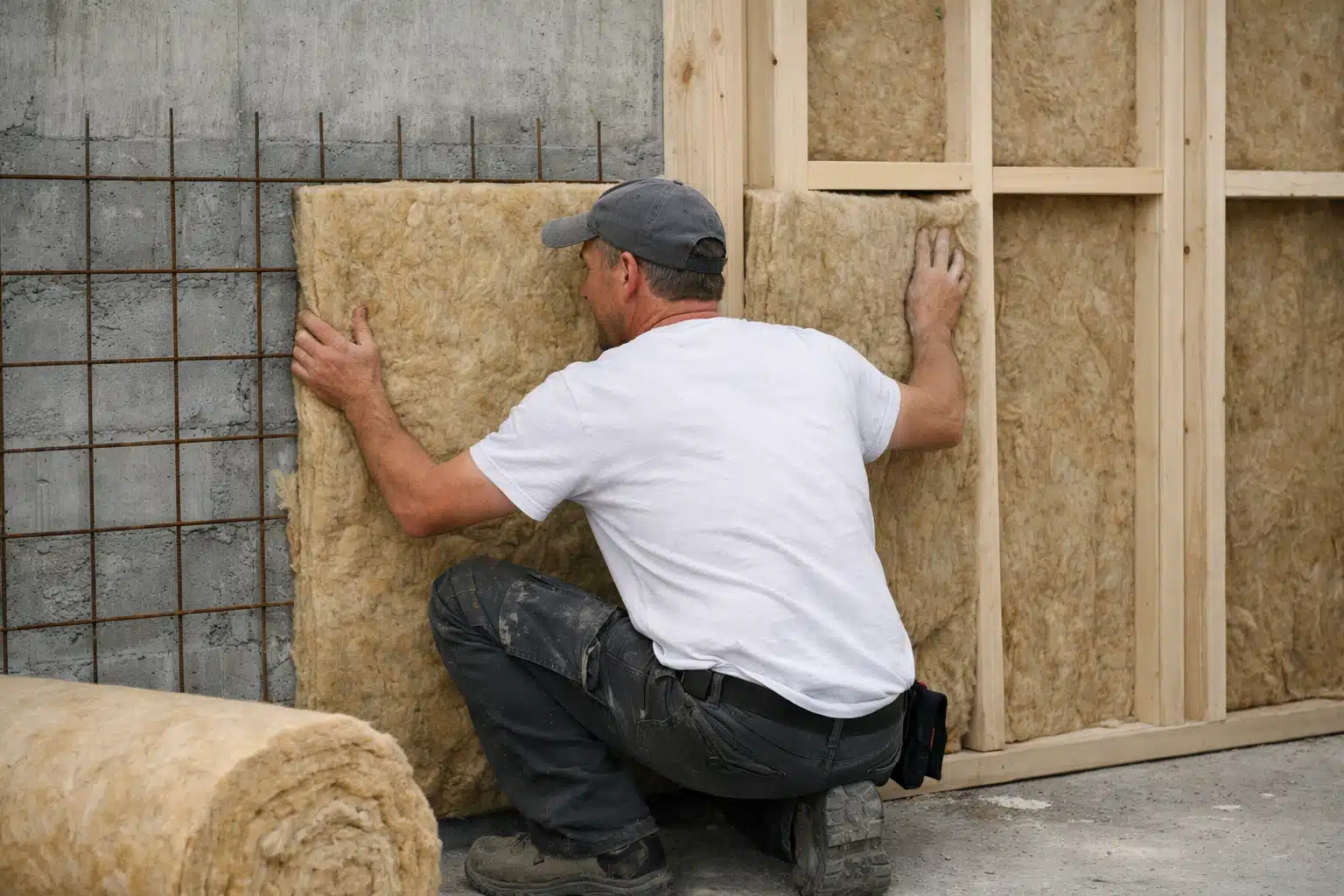 Comparaison béton armé et ossature bois pour isolation thermique de maison